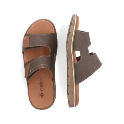 Rieker Mules & Slippers-Men'S Mules Brown Gray
