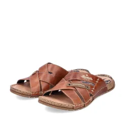 Rieker Mules & Slippers-Men'S Mules Chestnut Brown