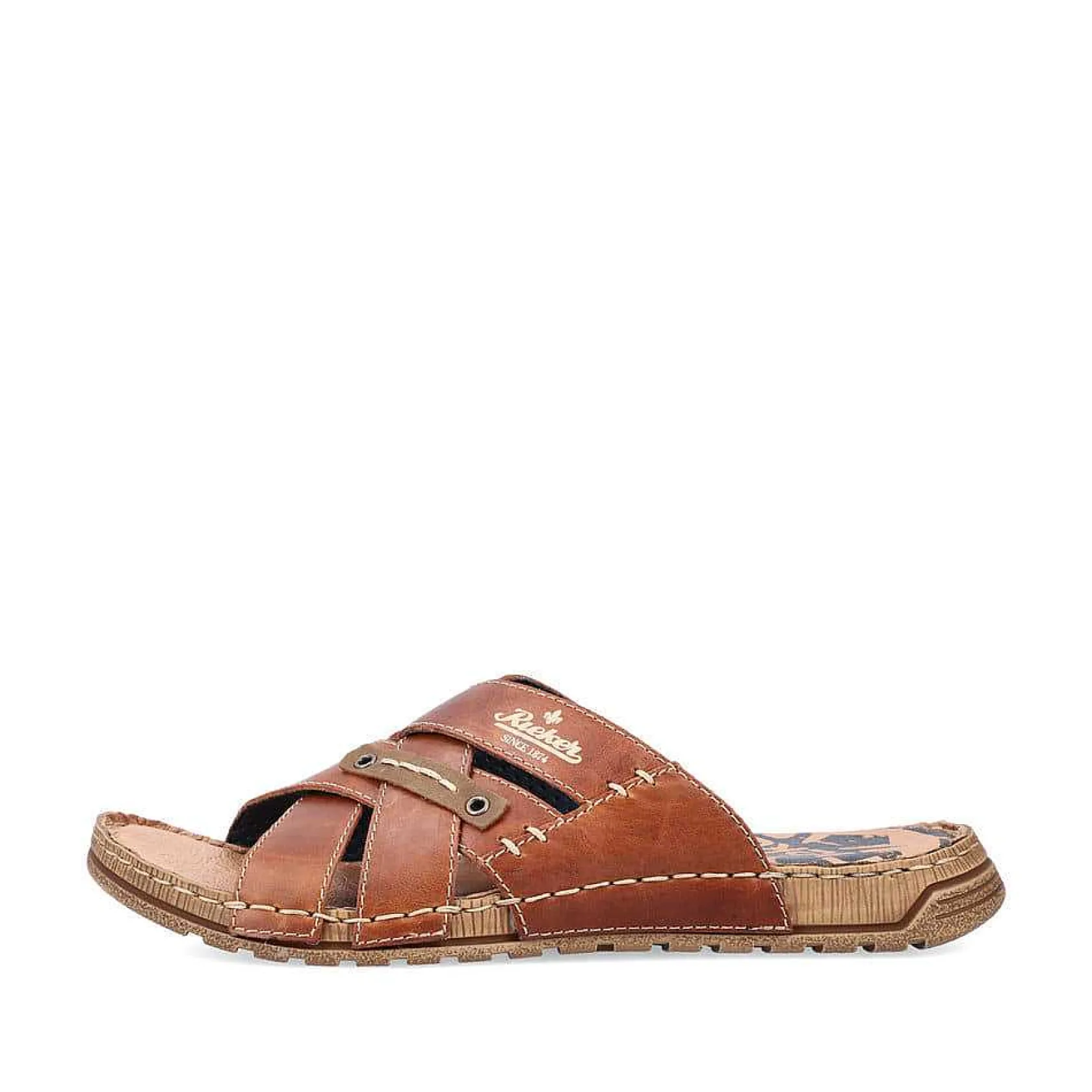 Rieker Mules & Slippers-Men'S Mules Chestnut Brown
