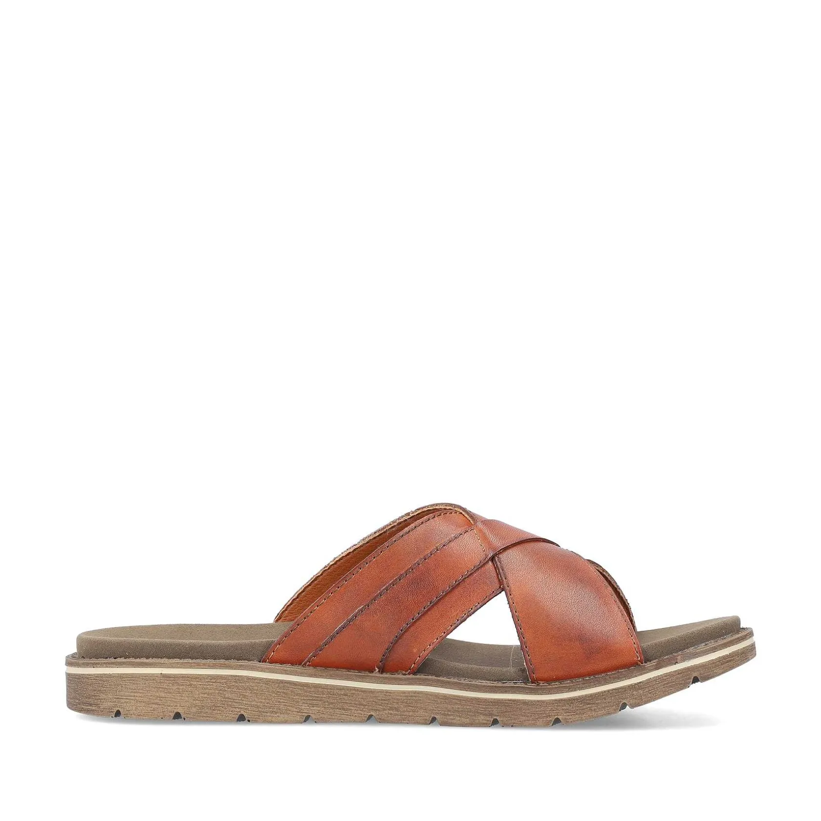 Rieker Mules & Slippers-Men'S Mules Chestnut Brown