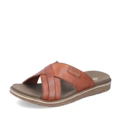 Rieker Mules & Slippers-Men'S Mules Chestnut Brown