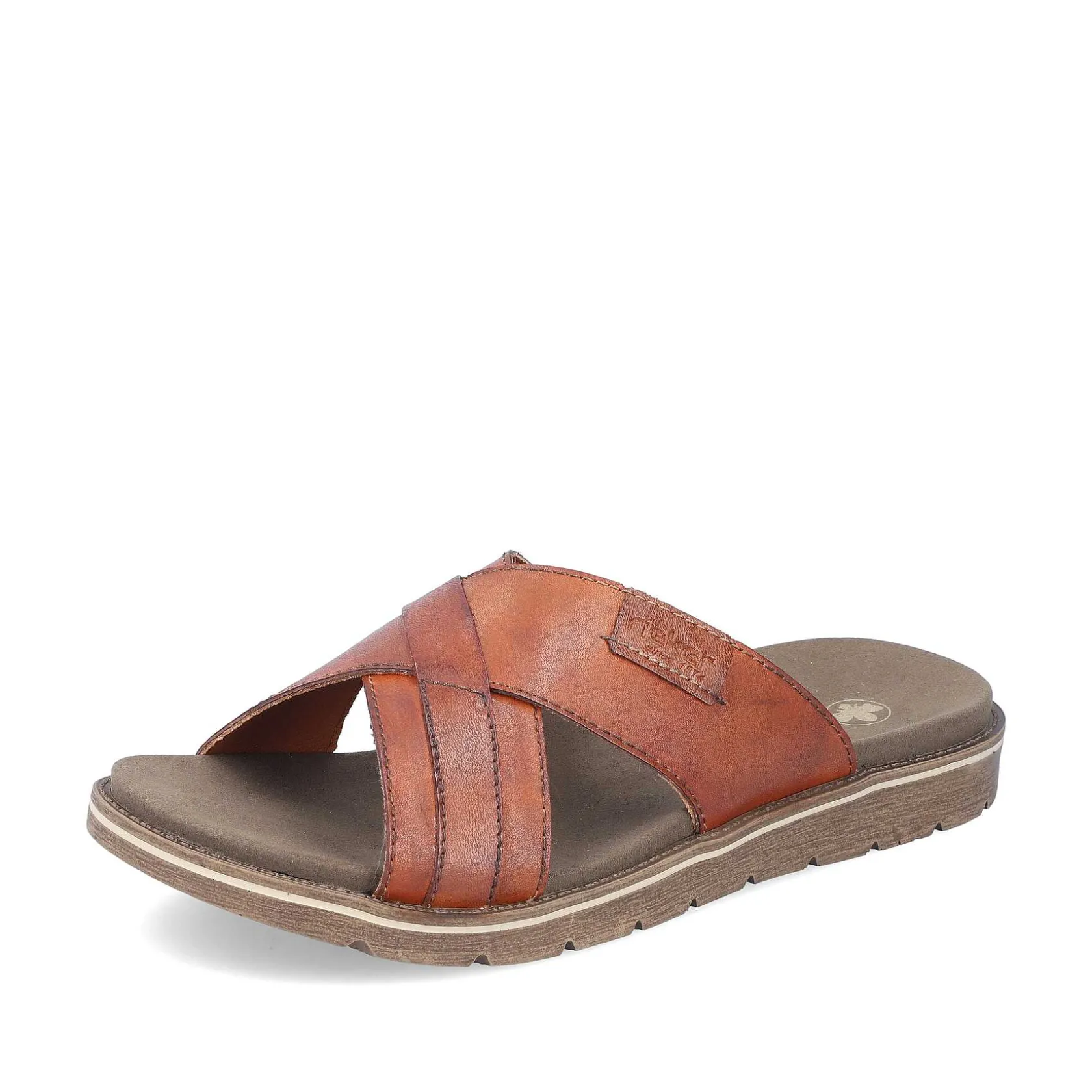 Rieker Mules & Slippers-Men'S Mules Chestnut Brown