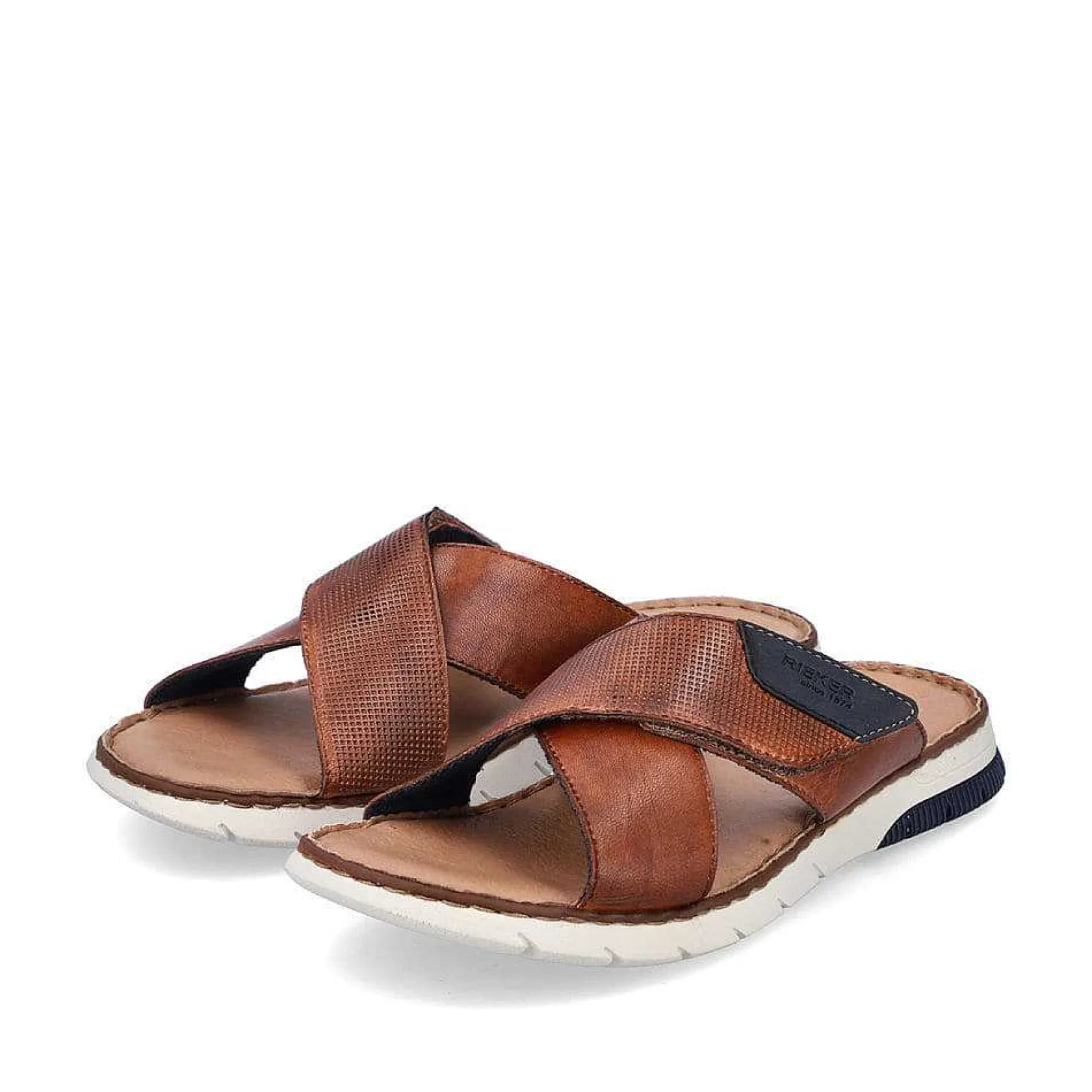 Rieker Mules & Slippers-Men'S Mules Chestnut Brown