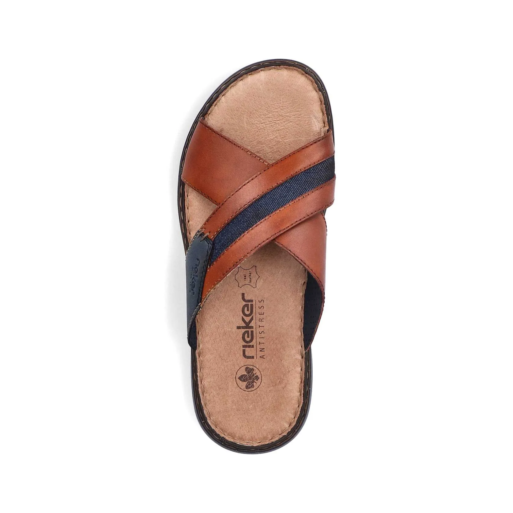 Rieker Mules & Slippers-Men'S Mules Chestnut Brown