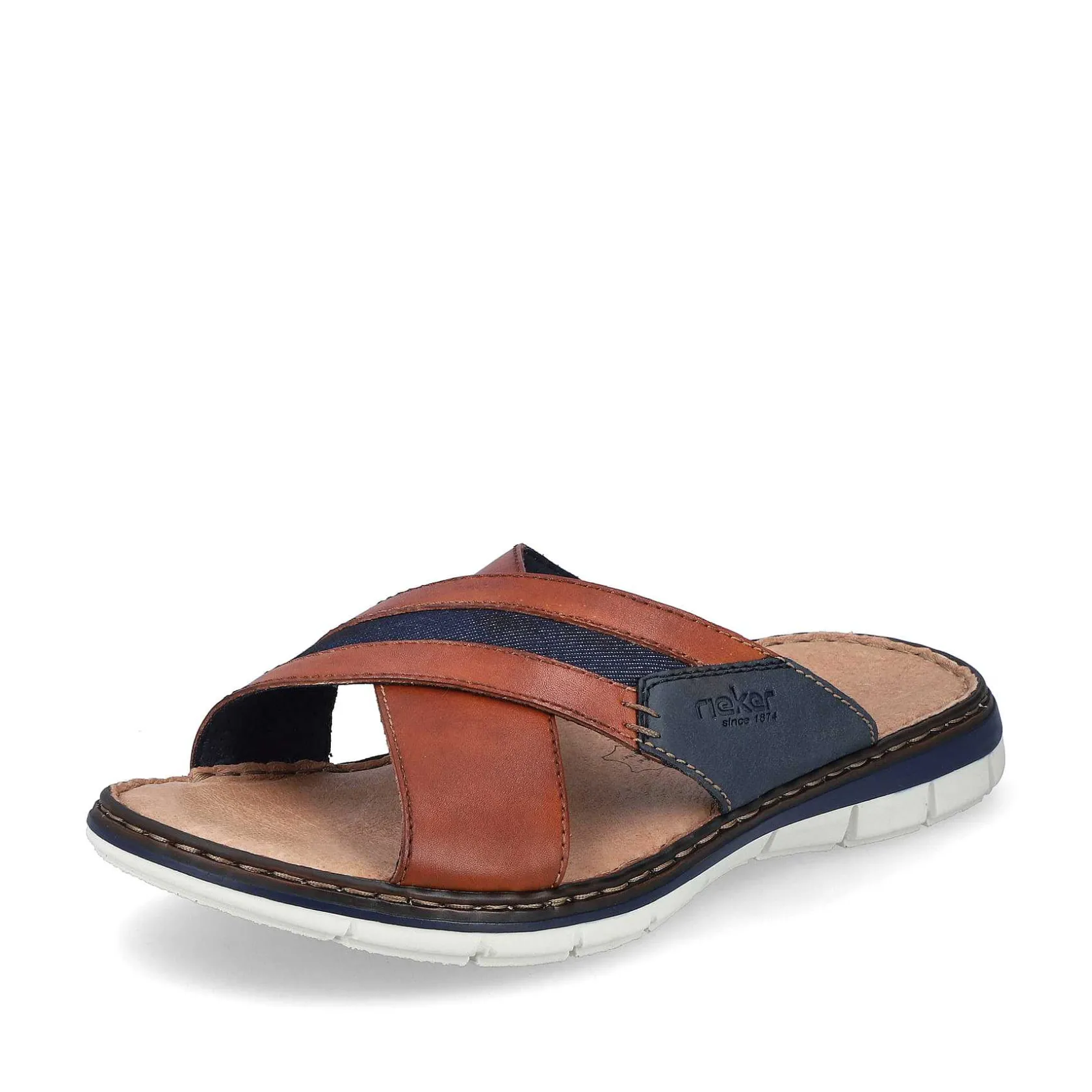 Rieker Mules & Slippers-Men'S Mules Chestnut Brown