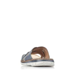 Rieker Summer Shoes-Men'S Mules Navy Blue