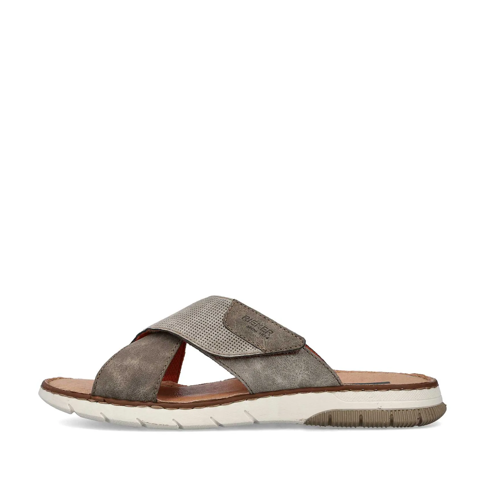 Rieker Summer Shoes-Men'S Mules Nut Brown