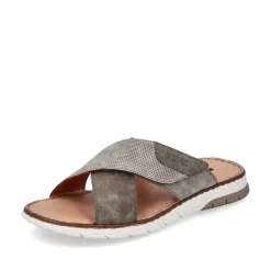 Rieker Summer Shoes-Men'S Mules Nut Brown