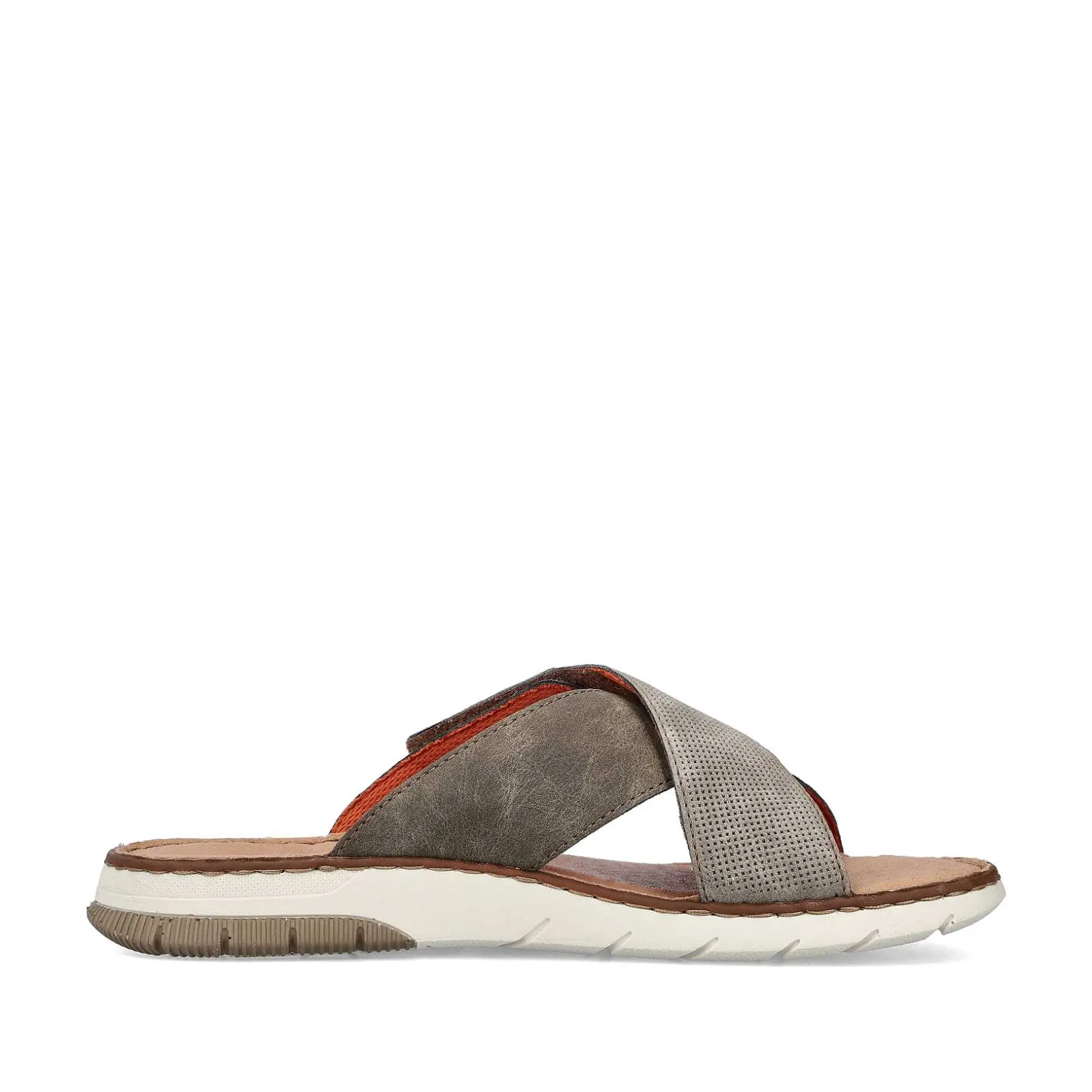 Rieker Summer Shoes-Men'S Mules Nut Brown