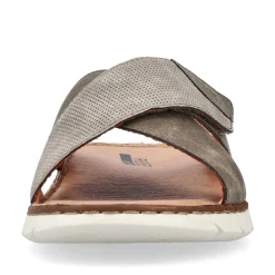 Rieker Summer Shoes-Men'S Mules Nut Brown