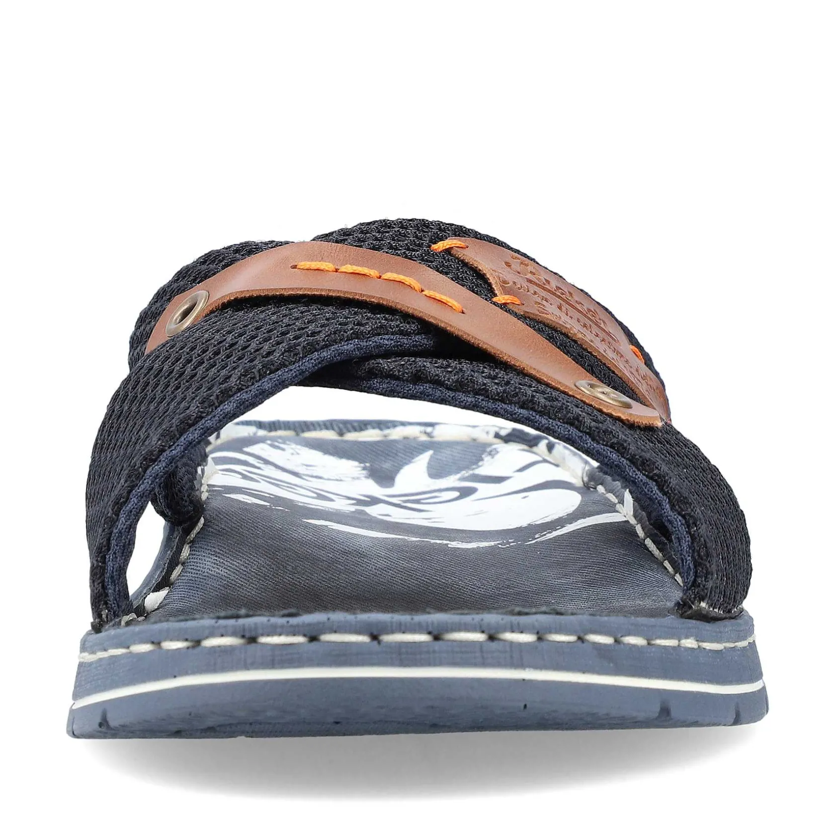 Rieker Mules & Slippers-Men'S Mules Pacific Blue-Brown