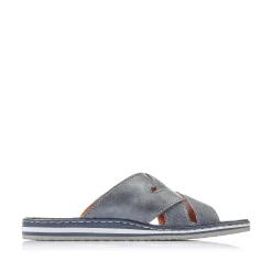 Rieker Summer Shoes-Men'S Mules Sea Blue