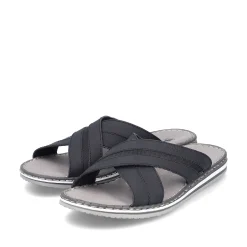 Rieker Mules & Slippers-Men'S Mules Steel Black