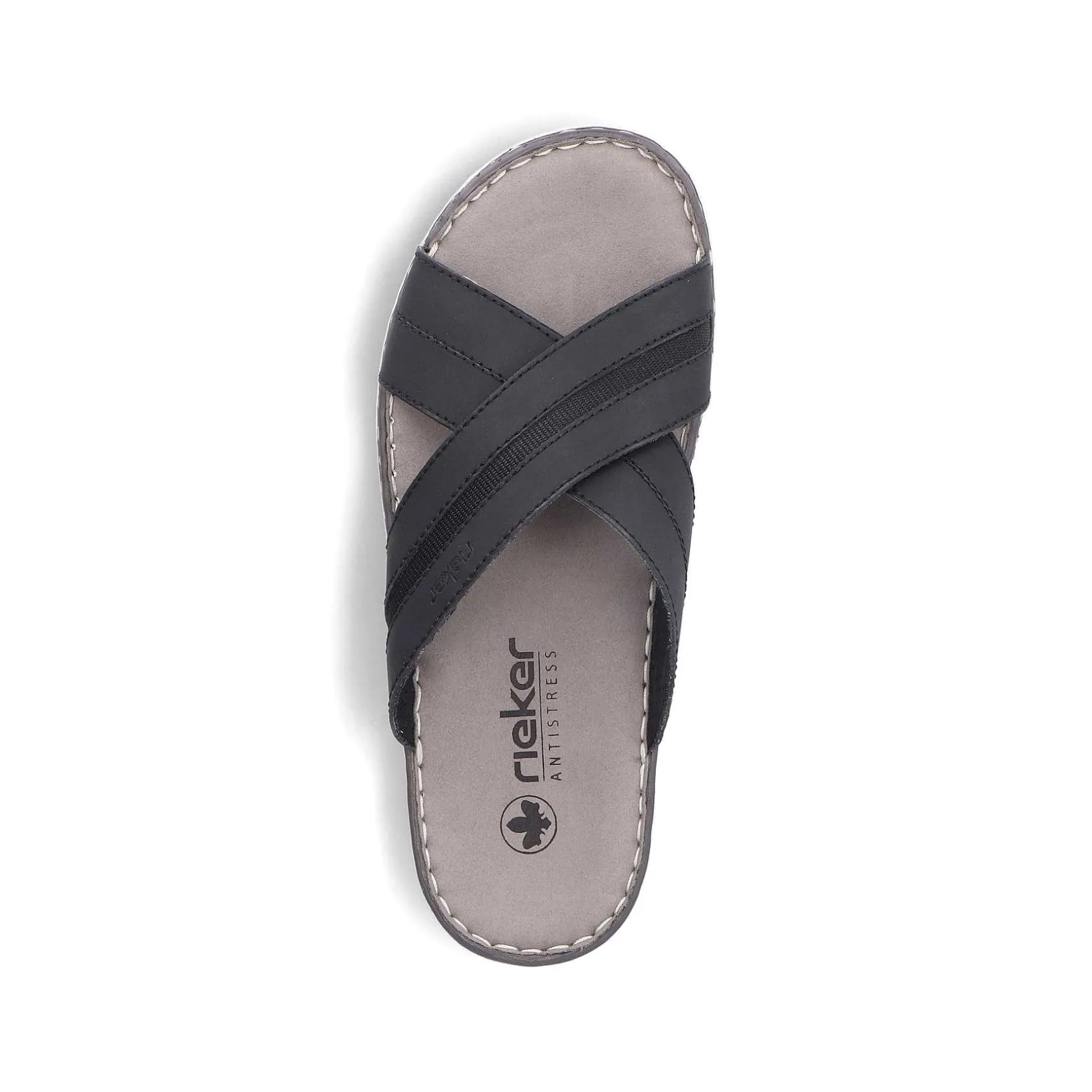 Rieker Mules & Slippers-Men'S Mules Steel Black