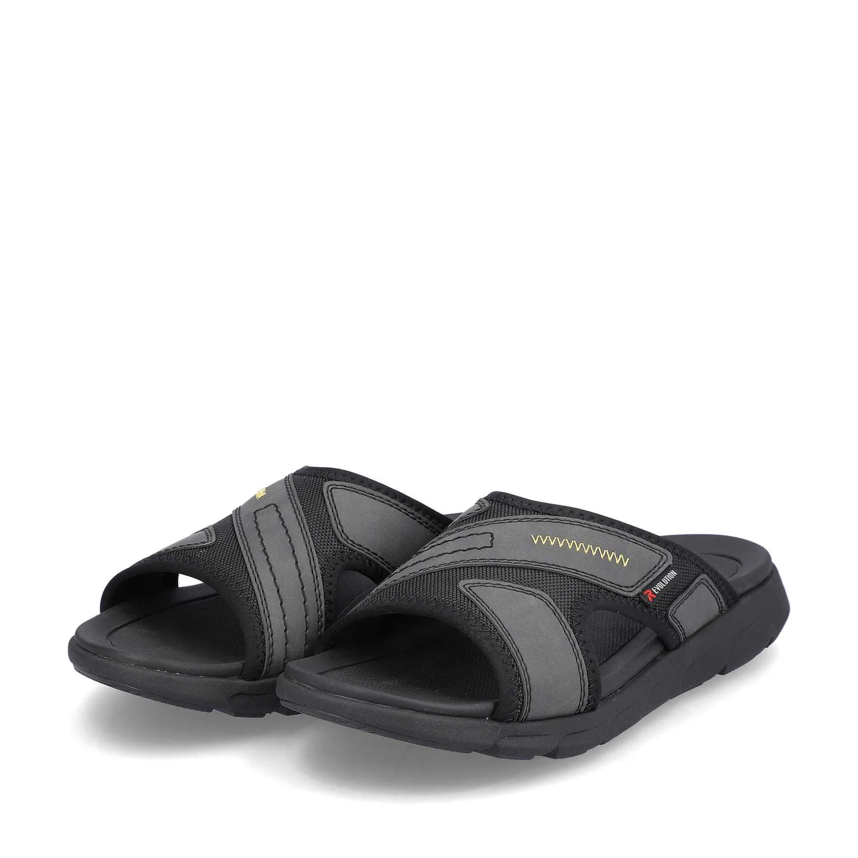 Rieker Mules & Slippers-Men'S Mules Steel Black