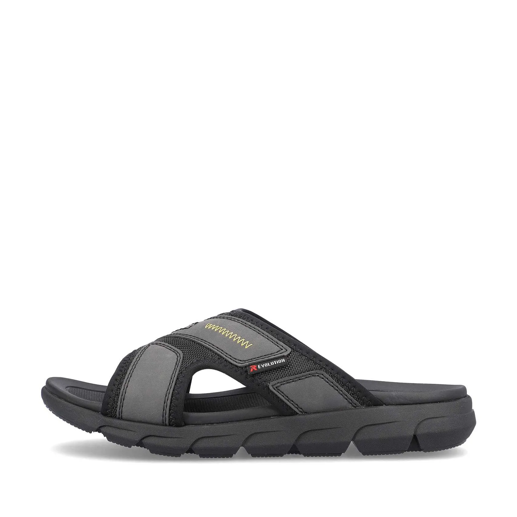 Rieker Mules & Slippers-Men'S Mules Steel Black
