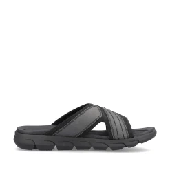 Rieker Mules & Slippers-Men'S Mules Steel Black