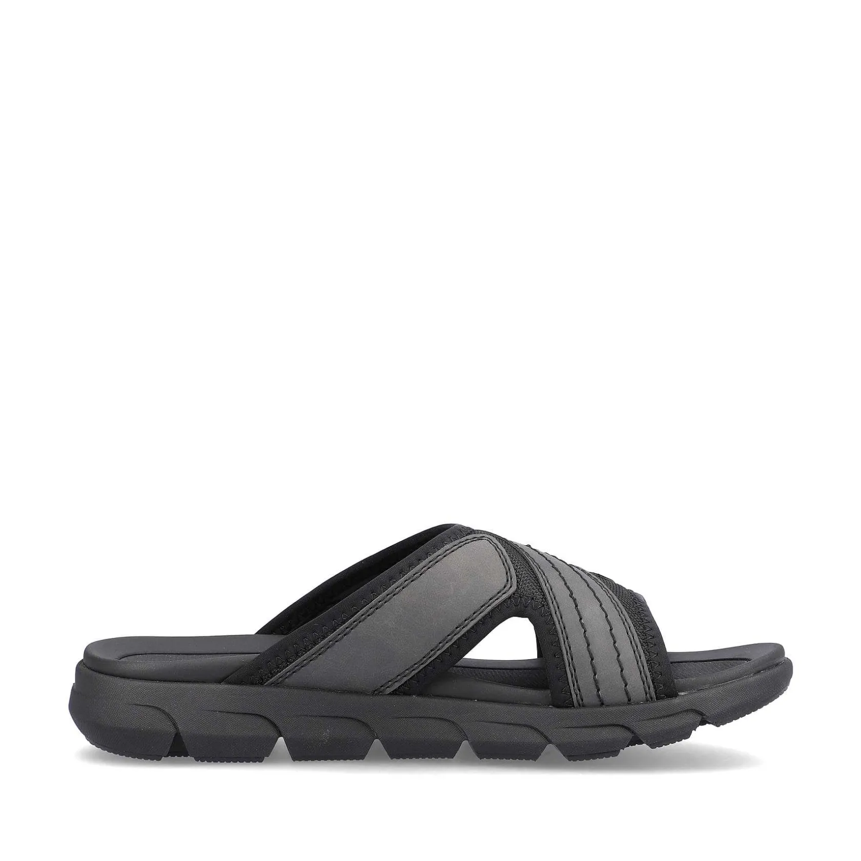Rieker Mules & Slippers-Men'S Mules Steel Black