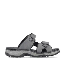 Rieker Mules & Slippers-Men'S Mules Steel Gray