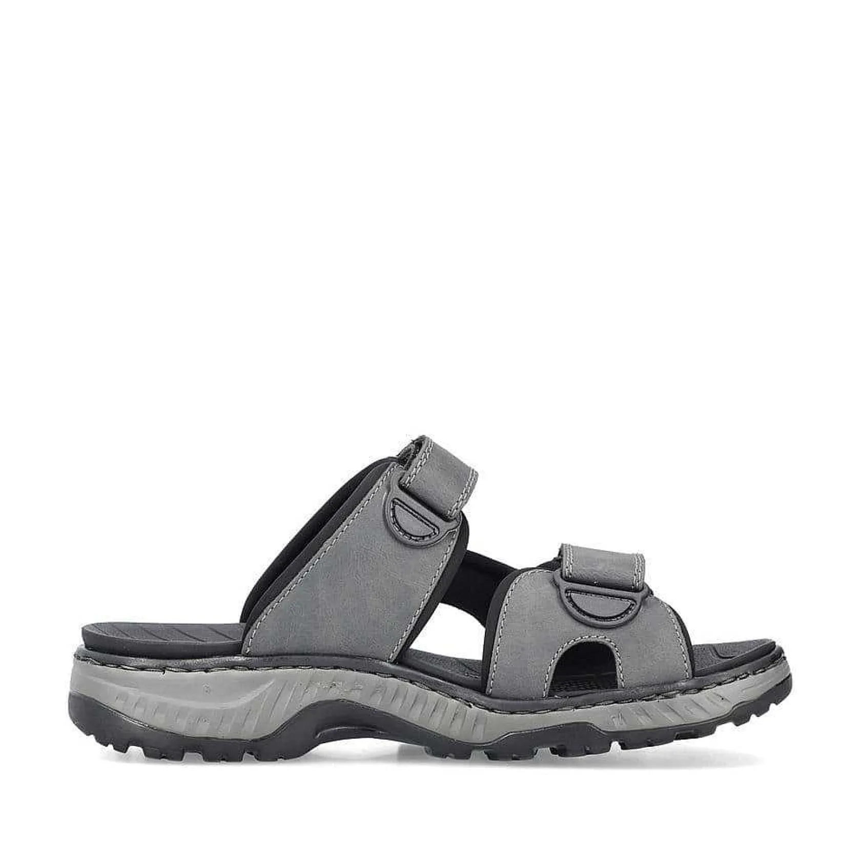 Rieker Mules & Slippers-Men'S Mules Steel Gray