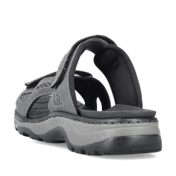 Rieker Mules & Slippers-Men'S Mules Steel Gray