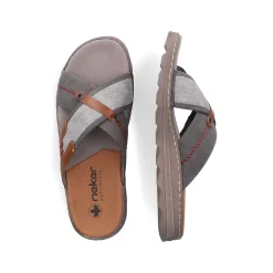 Rieker Mules & Slippers-Men'S Mules Stone Gray