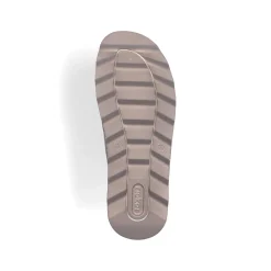 Rieker Summer Shoes-Men'S Mules Stone Gray
