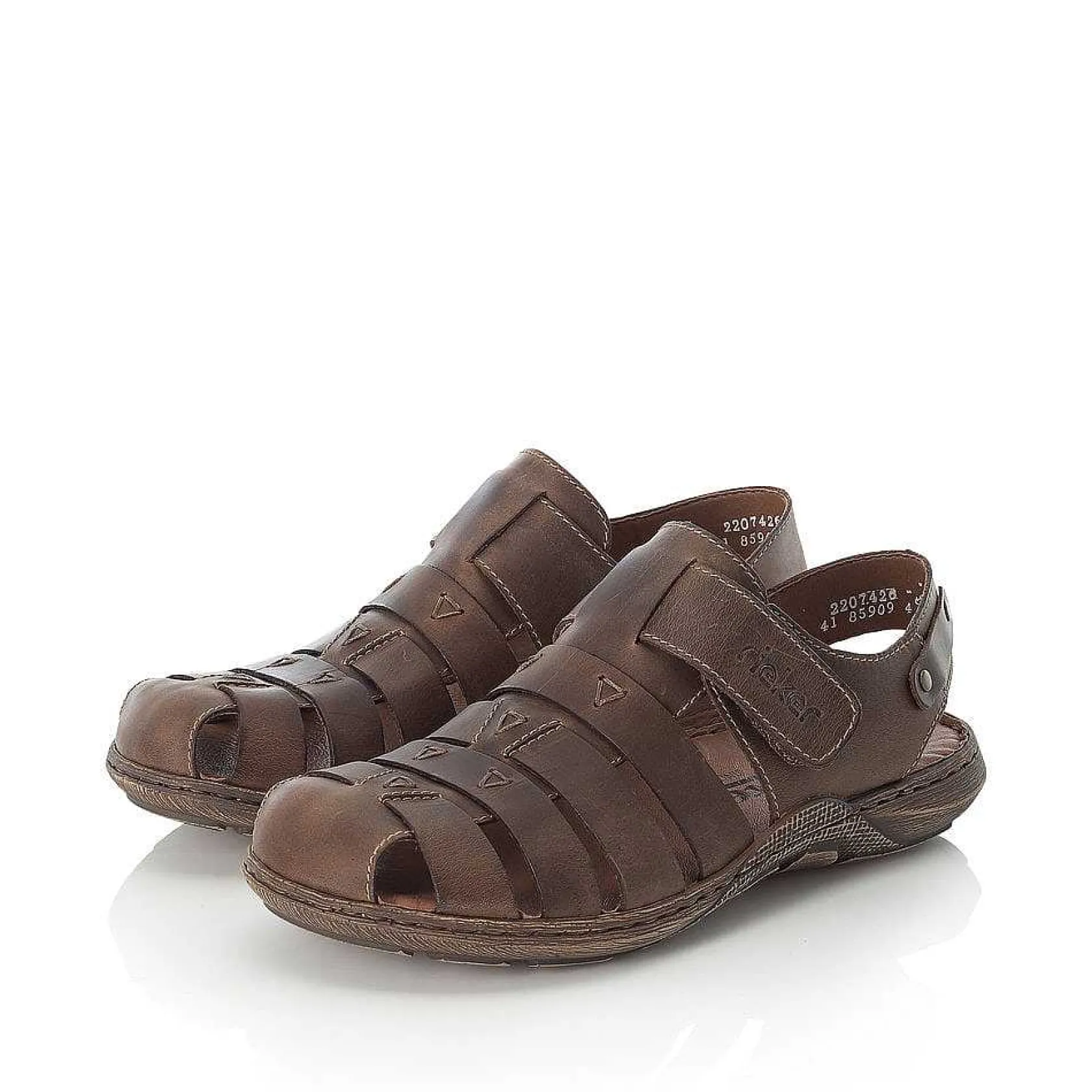 Rieker Sandals-Men'S Sandals Espresso Brown
