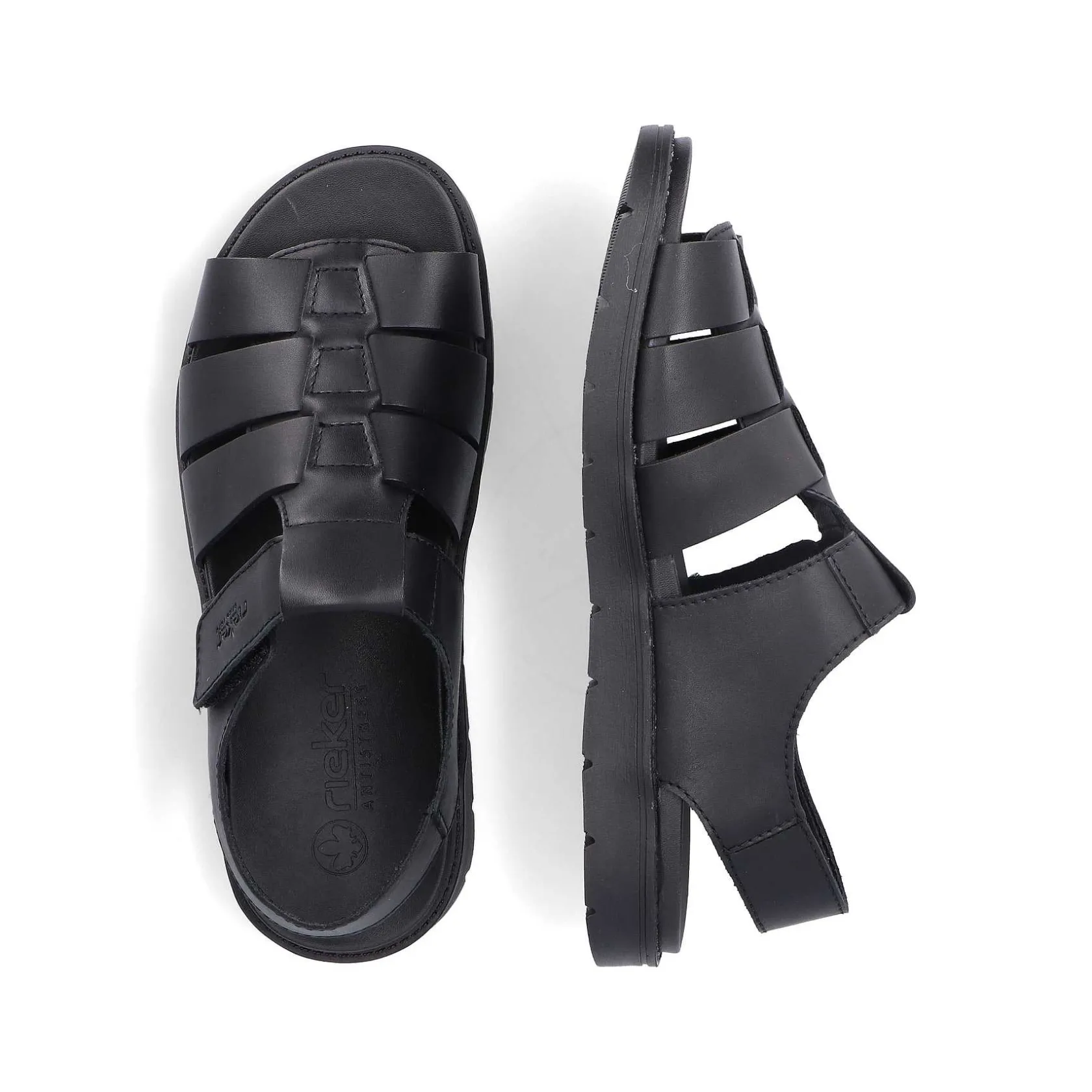 Rieker Sandals-Men'S Sandals Midnight Black