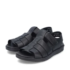 Rieker Sandals-Men'S Sandals Midnight Black