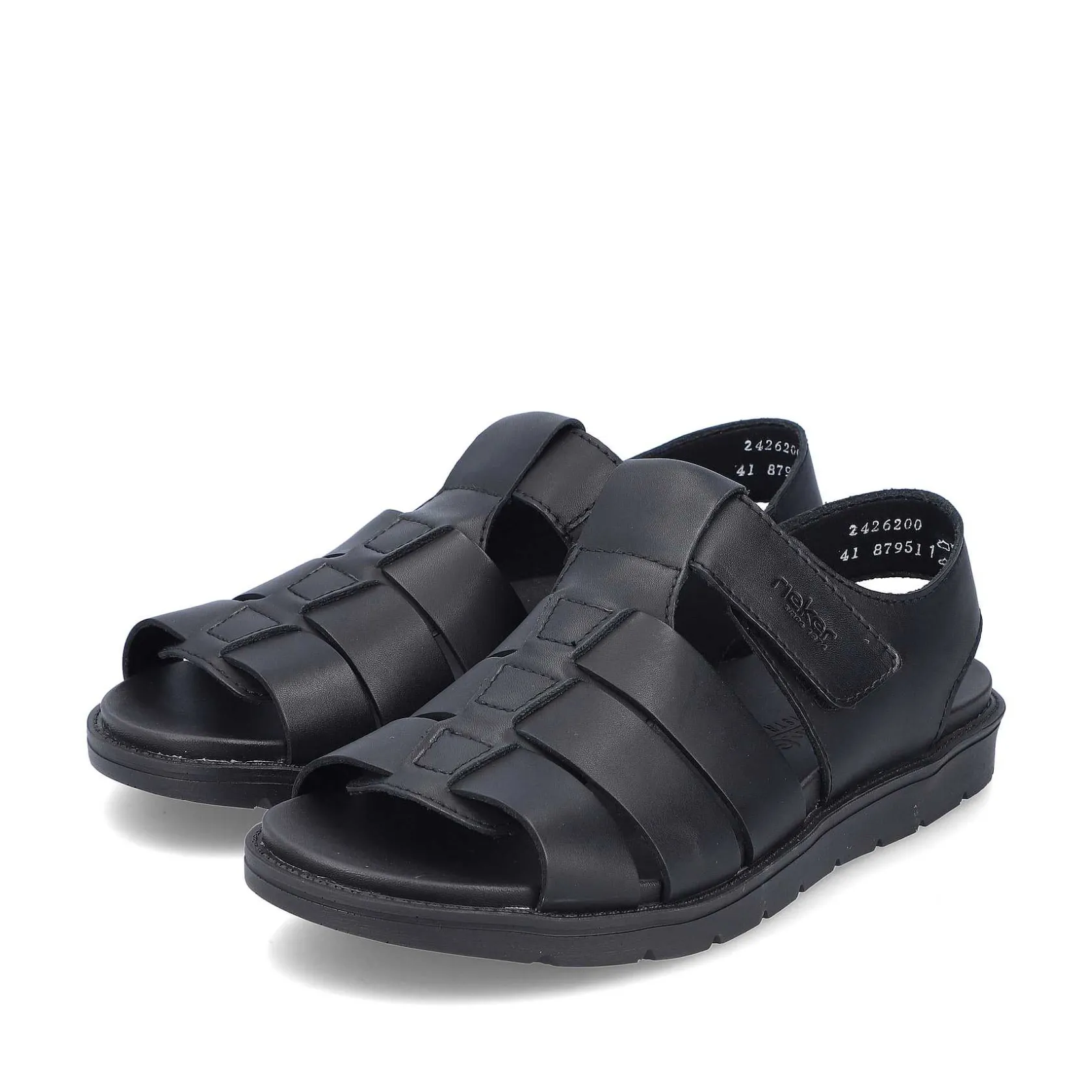 Rieker Sandals-Men'S Sandals Midnight Black
