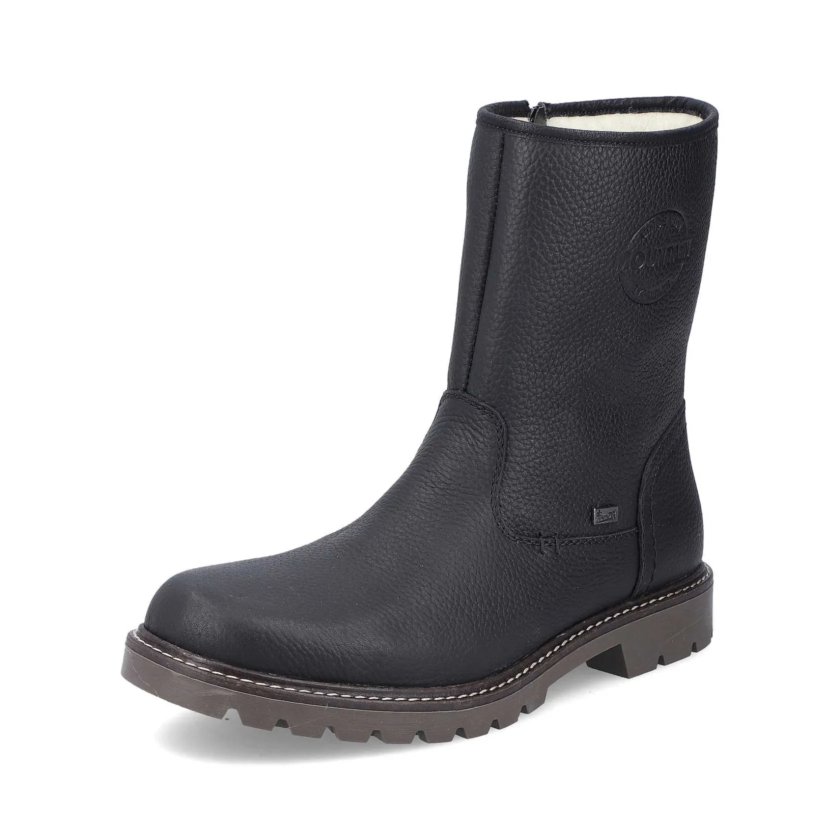 Rieker Boots-Men'S Short Boots Asphalt Black