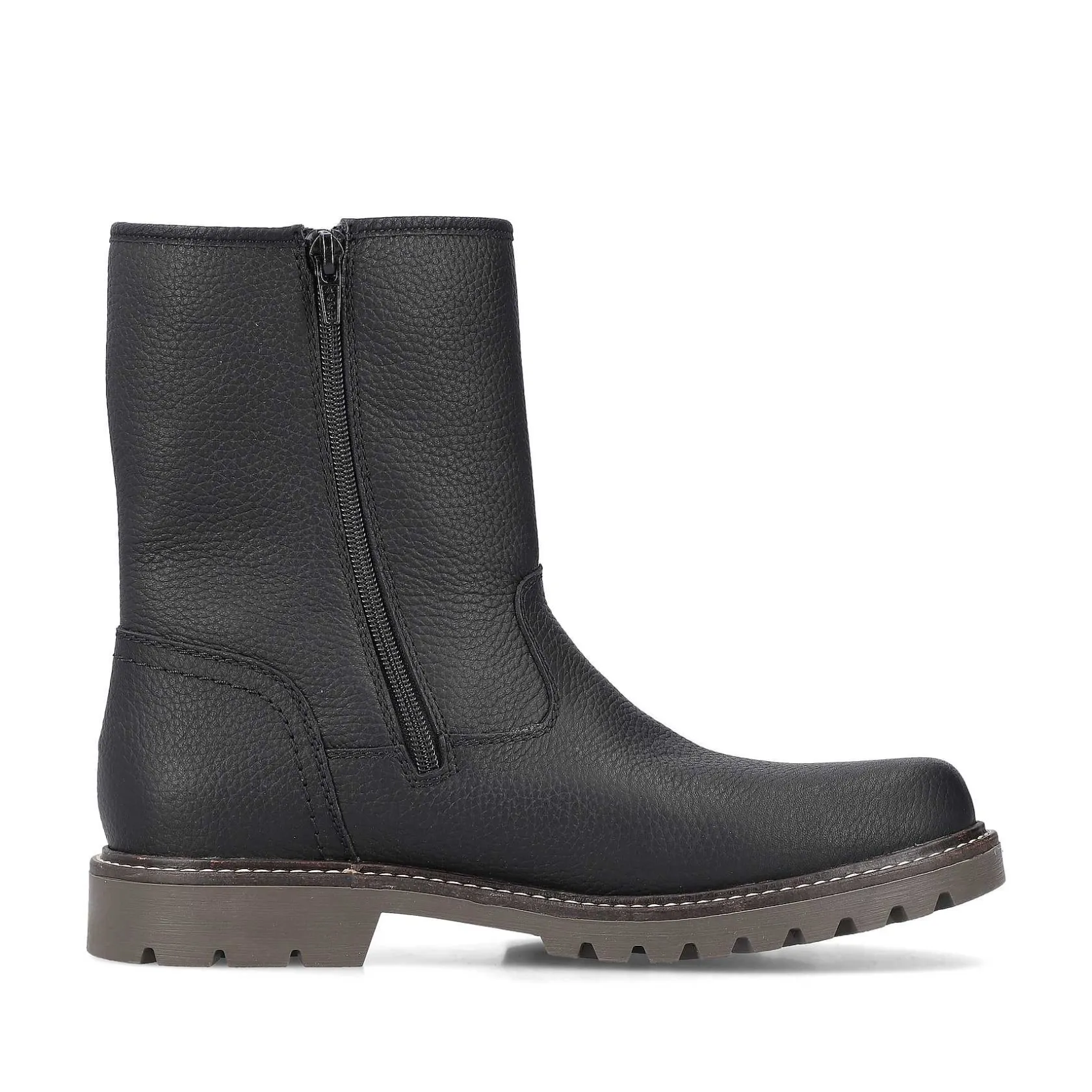 Rieker Boots-Men'S Short Boots Asphalt Black