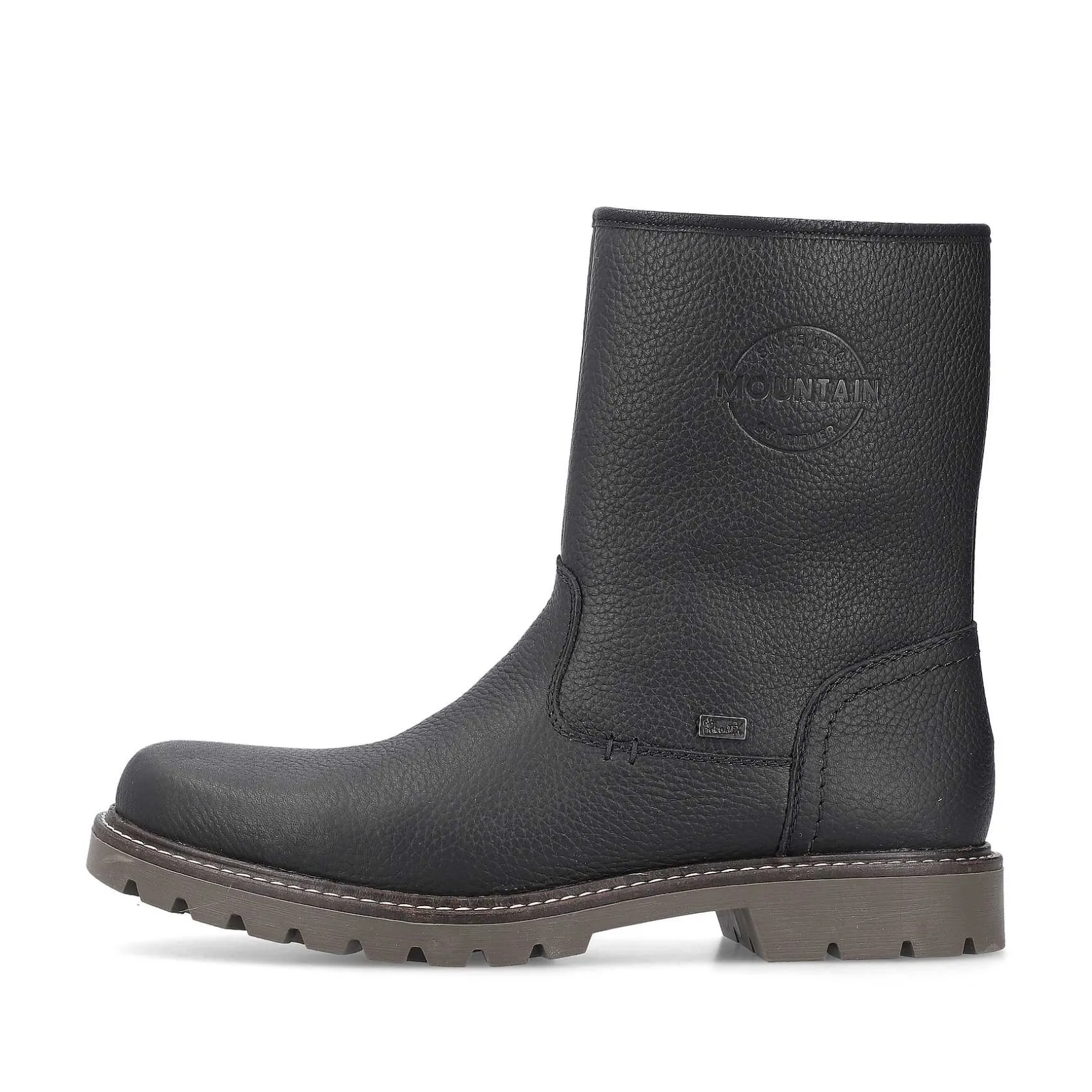 Rieker Boots-Men'S Short Boots Asphalt Black