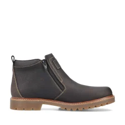 Rieker Boots-Men'S Short Boots Black Brown