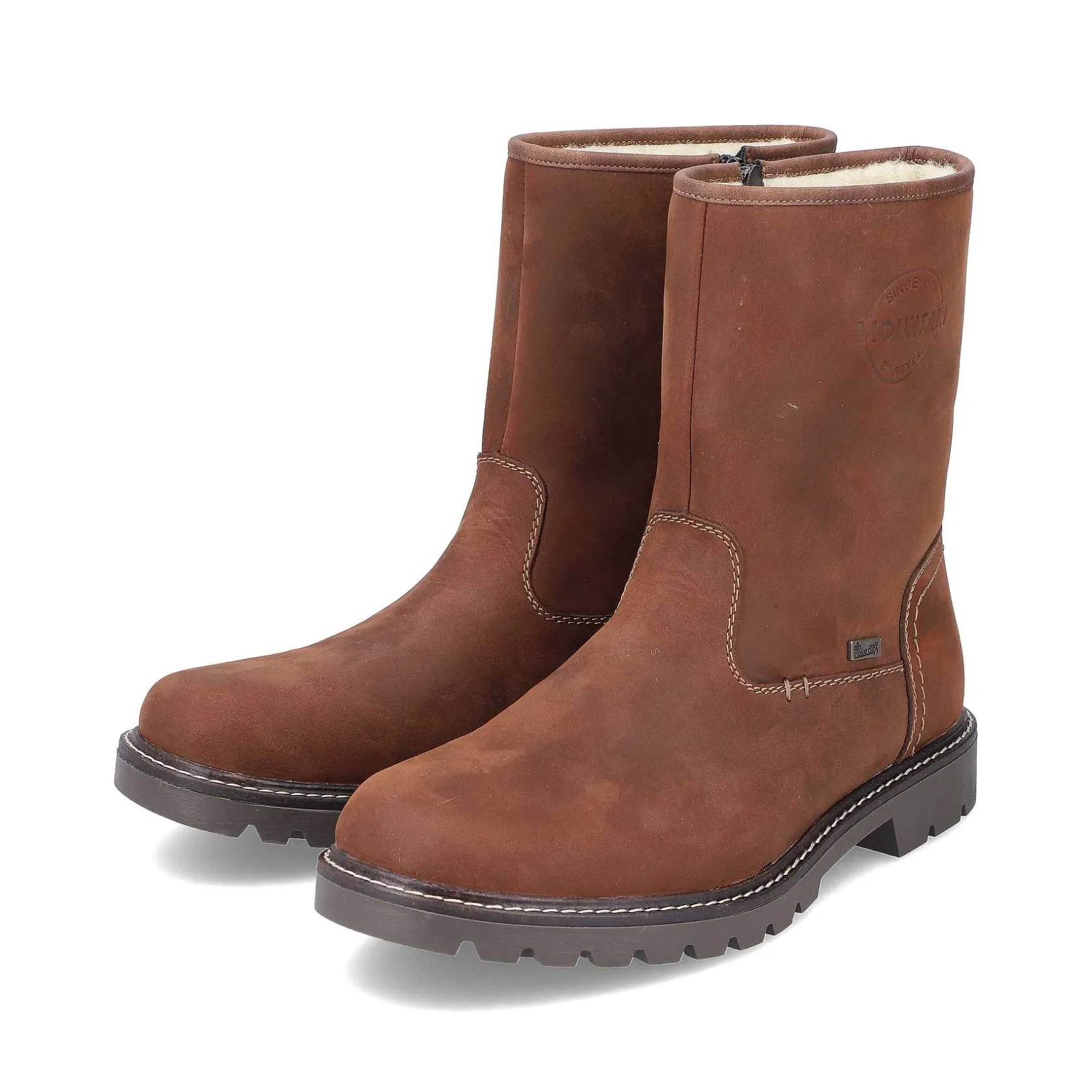Rieker Boots-Men'S Short Boots Copper Brown