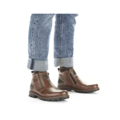 Rieker Boots-Men'S Short Boots Coffee Brown