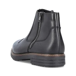 Rieker Boots-Men'S Short Boots Glossy Black