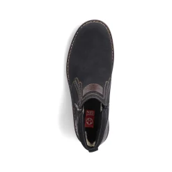 Rieker Boots-Men'S Short Boots Graphite Black