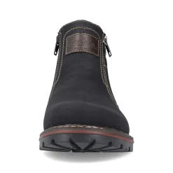 Rieker Boots-Men'S Short Boots Graphite Black
