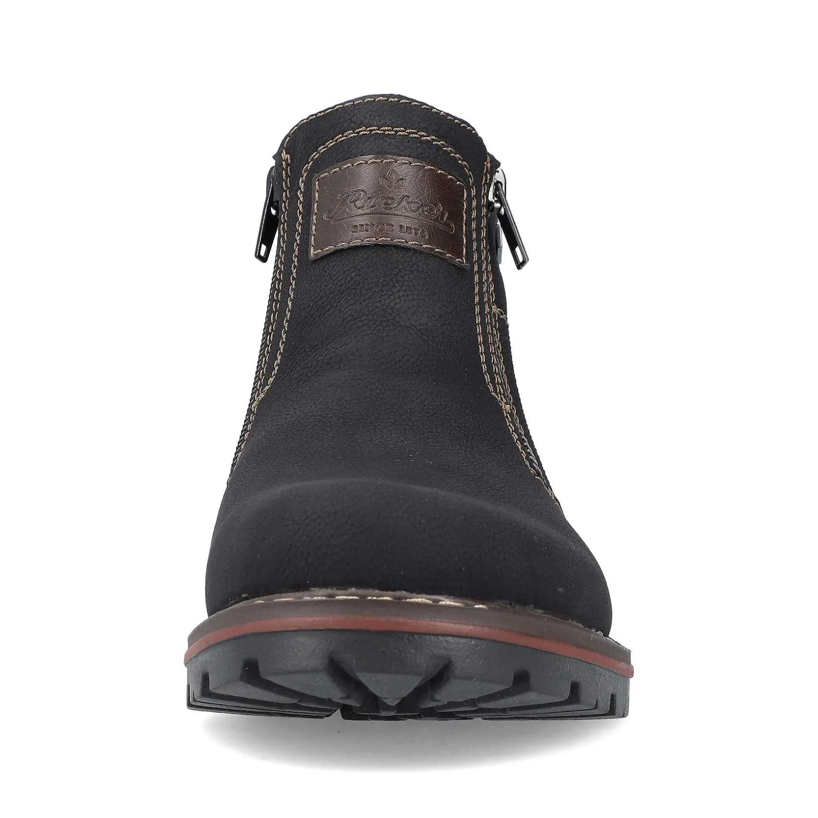 Rieker Boots-Men'S Short Boots Graphite Black