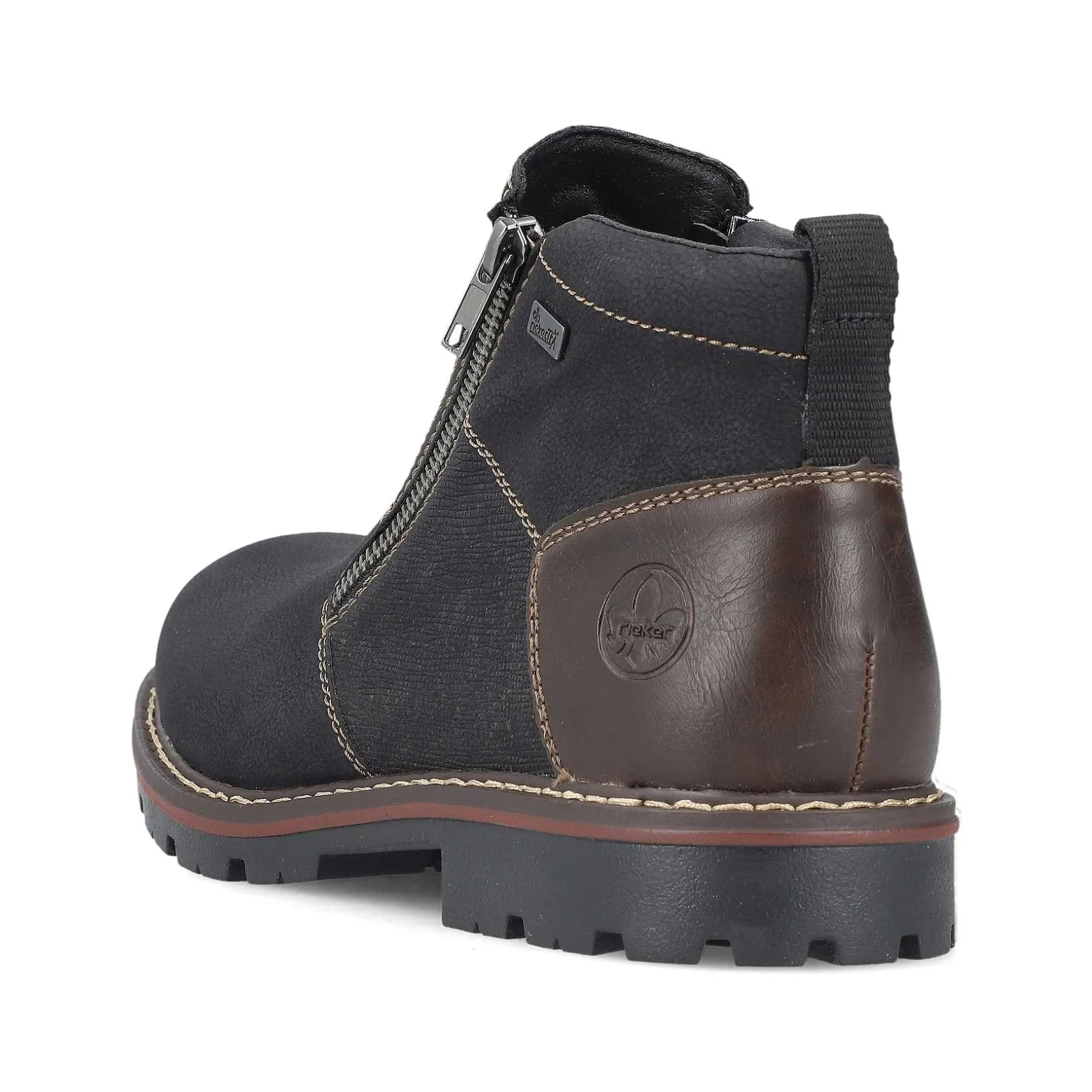 Rieker Boots-Men'S Short Boots Graphite Black