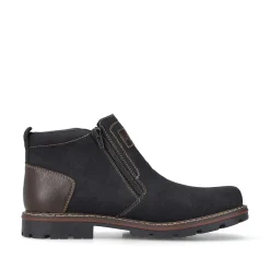 Rieker Boots-Men'S Short Boots Graphite Black