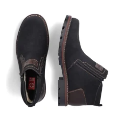 Rieker Boots-Men'S Short Boots Graphite Black