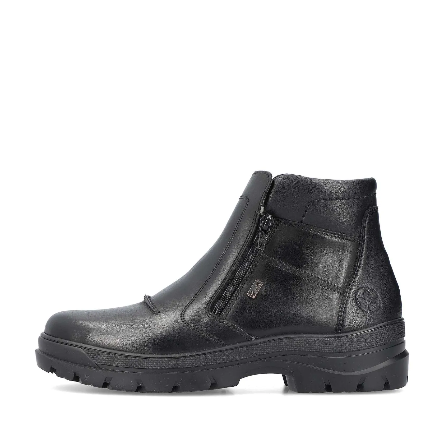Rieker Boots-Men'S Short Boots Graphite Black