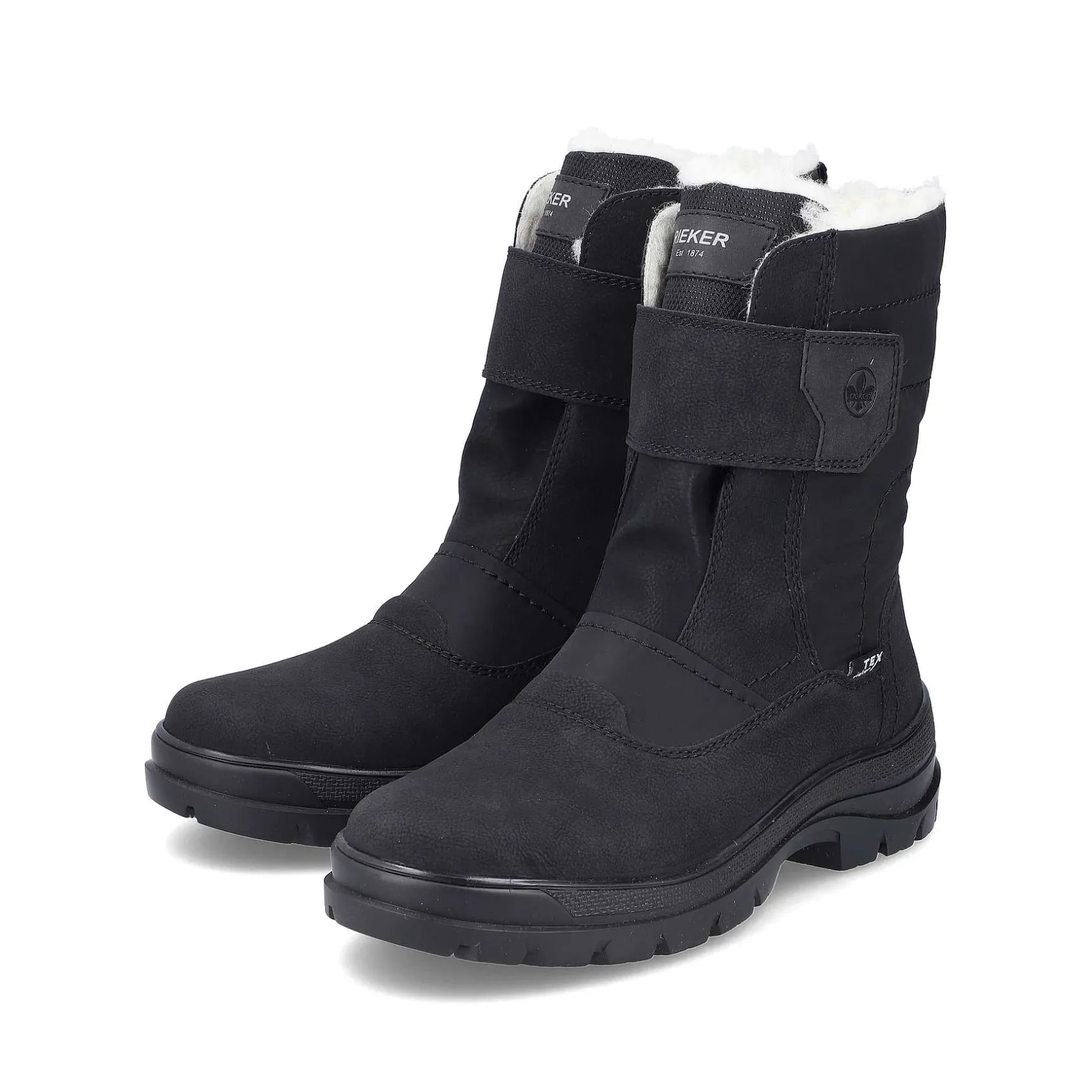 Rieker Boots-Men'S Short Boots Jet Black