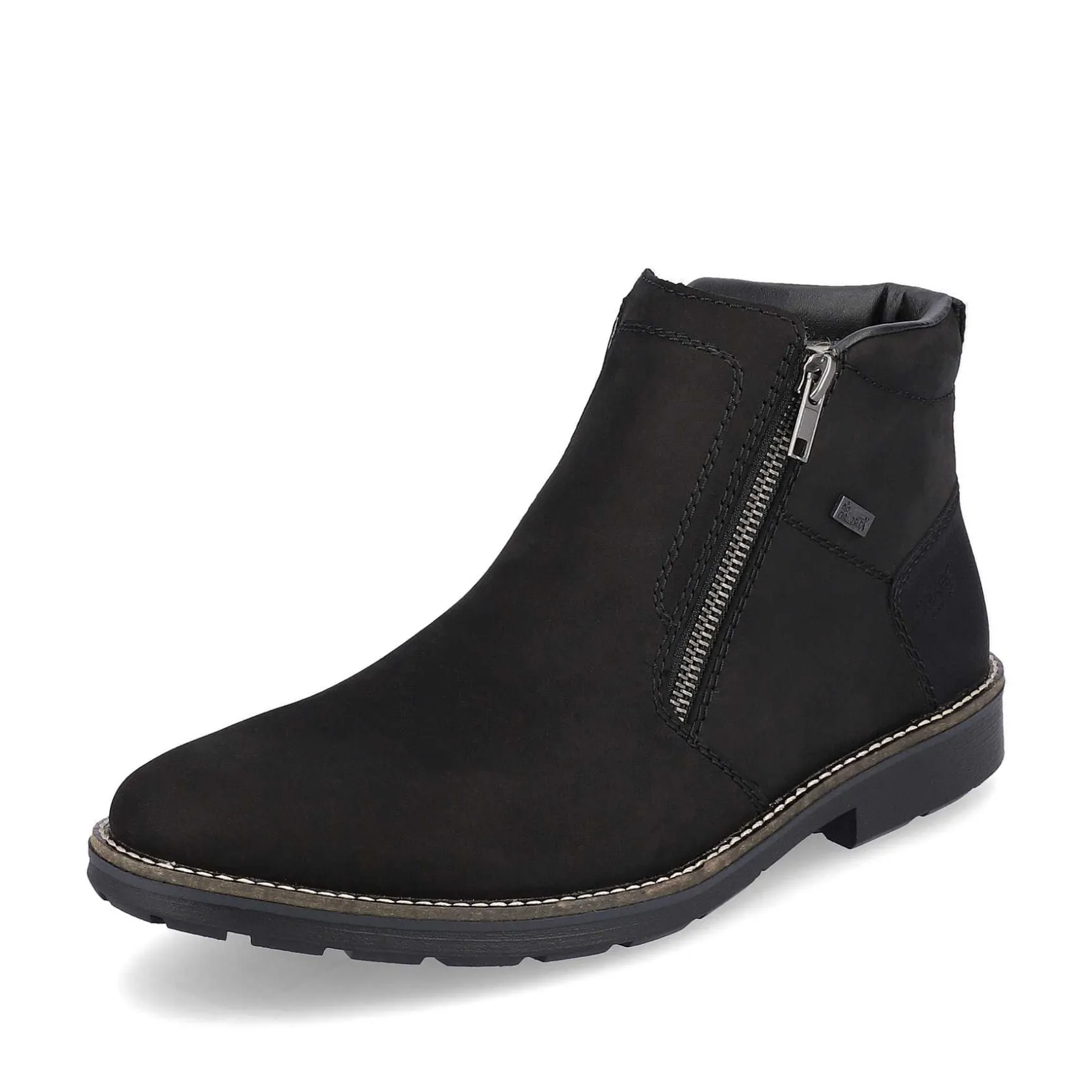 Rieker Boots-Men'S Short Boots Midnight Black