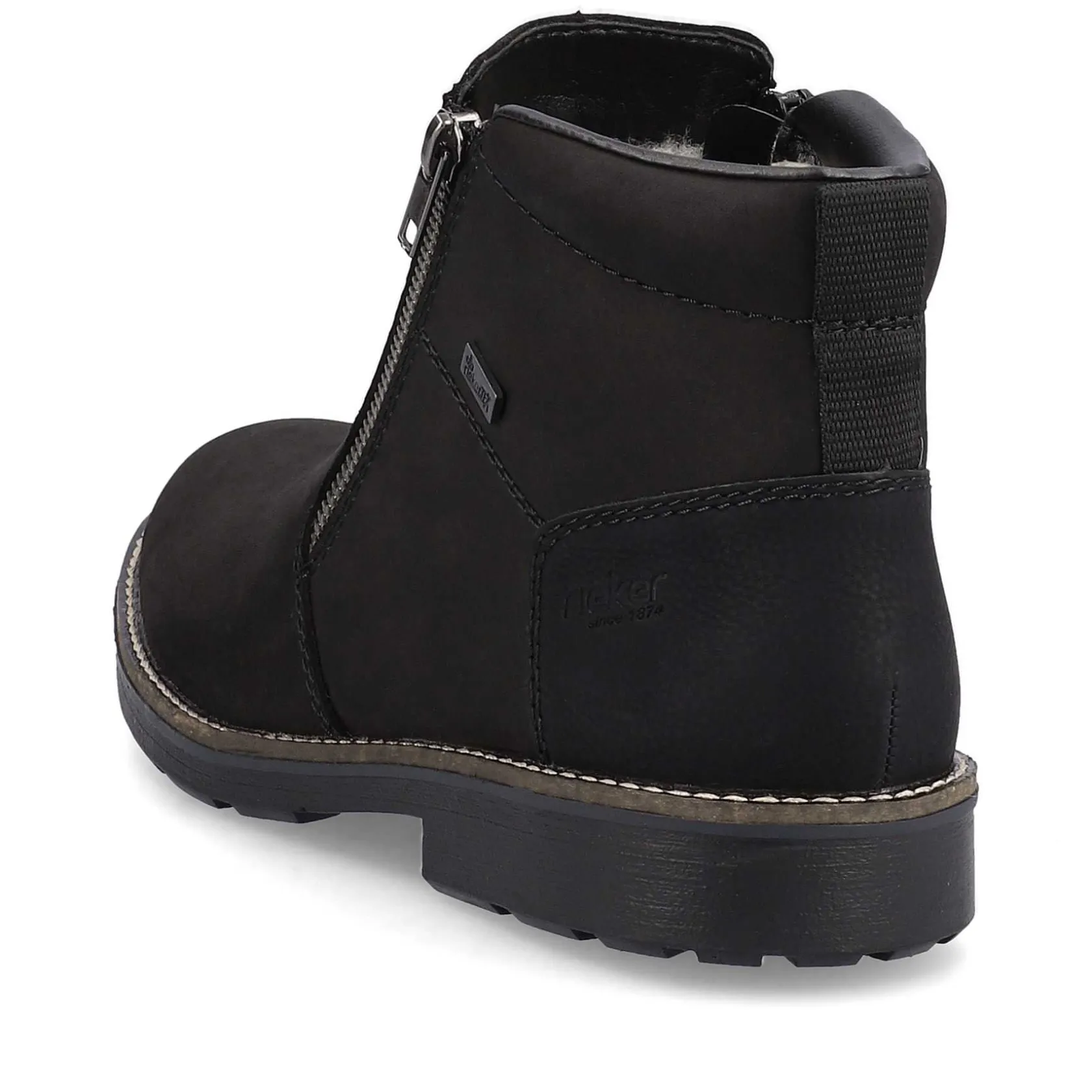 Rieker Boots-Men'S Short Boots Midnight Black