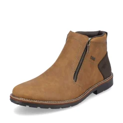 Rieker Boots-Men'S Short Boots Nougat Brown