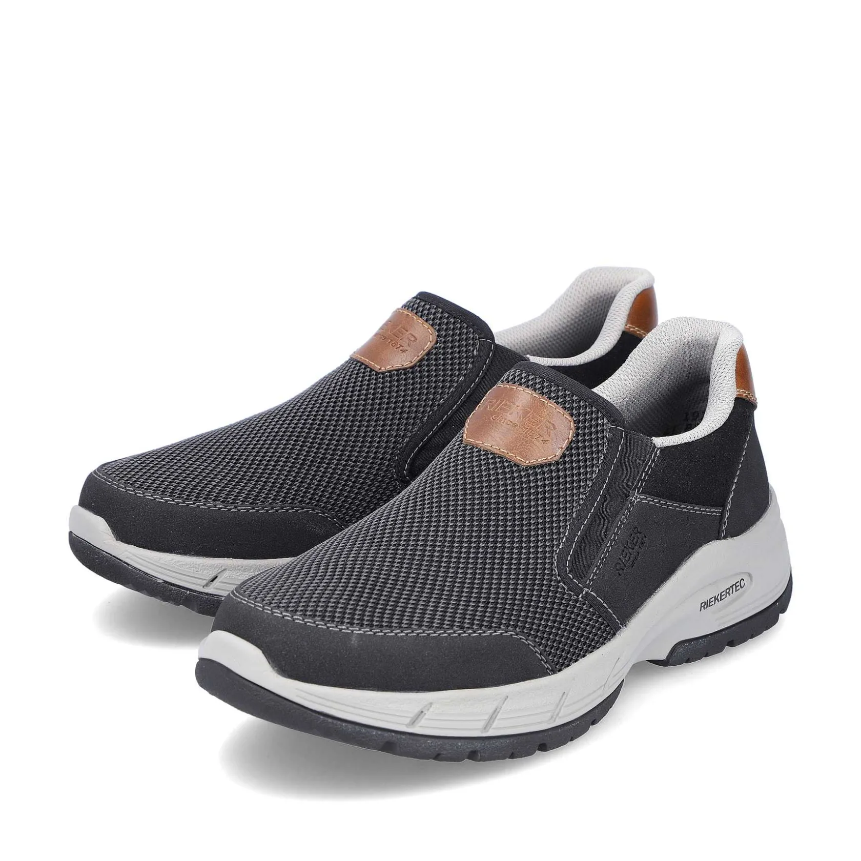 Rieker Low Shoes & Slippers-Men'S Slippers Asphalt Gray